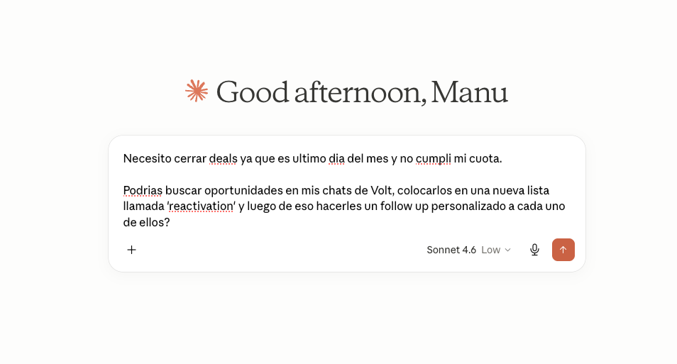 IA conectada a Volt