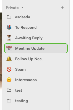 Private lists