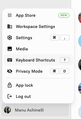Keyboard Shortcuts